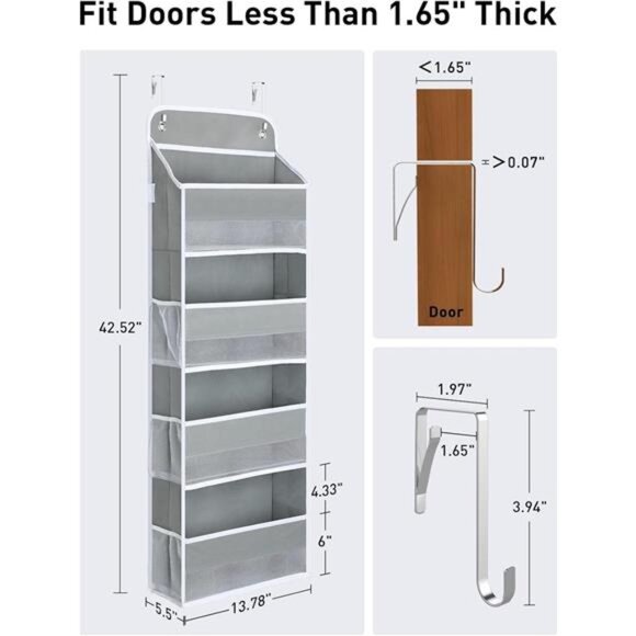 1 Pack Bathroom Organizers and Storage, 35.2lbs Load Toy Stuffed Animal Storage - Picture 6 of 7